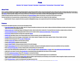 frinklang.org screenshot