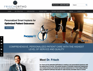frischortho.com screenshot