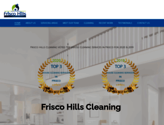 friscohillscleaning.com screenshot