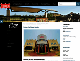 friscomuseum.com screenshot