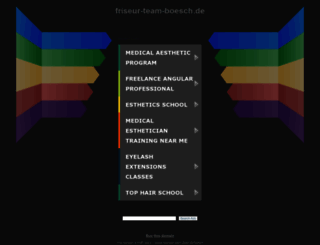 friseur-team-boesch.de screenshot