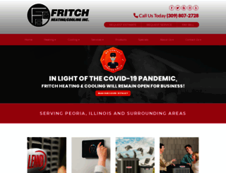 fritchheating.com screenshot
