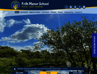 frithmanorschool.com screenshot