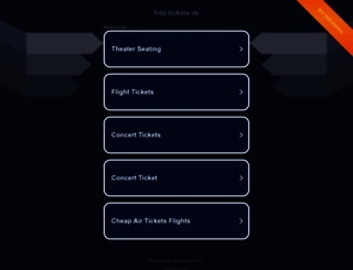 fritz-tickets.de screenshot