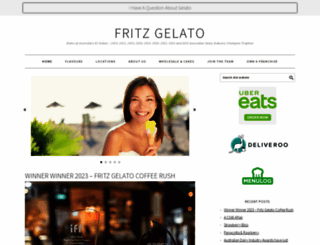 fritzgelato.com screenshot
