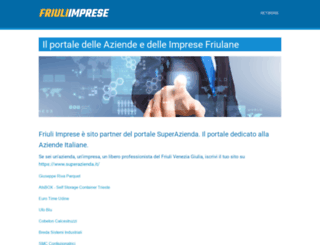 friuliimprese.it screenshot