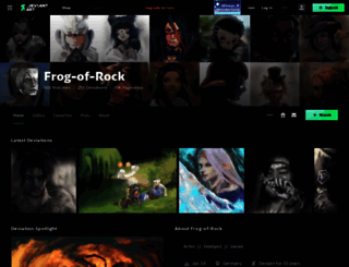 frog-of-rock.deviantart.com screenshot