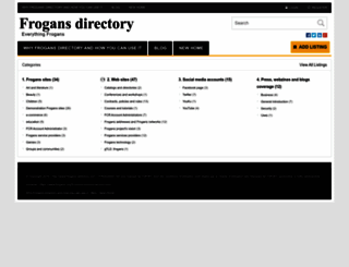 frogans-directory.com screenshot