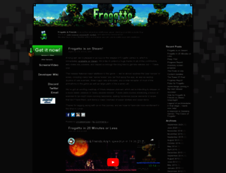 frogatto.com screenshot
