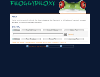 froggyproxy.com screenshot
