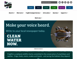 froglife.org screenshot