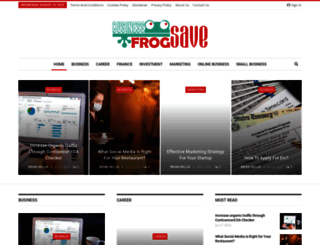 frogsave.com screenshot