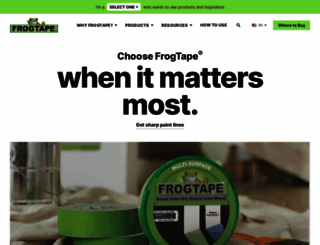 frogtape.com screenshot
