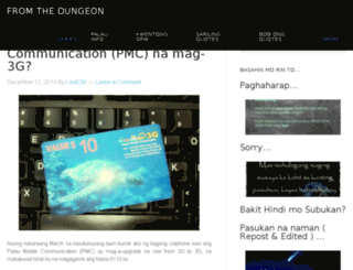 fromthedungeon.com screenshot