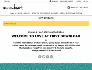 fromtheheartstamps.com screenshot