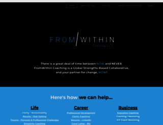 fromwithincoaching.com screenshot