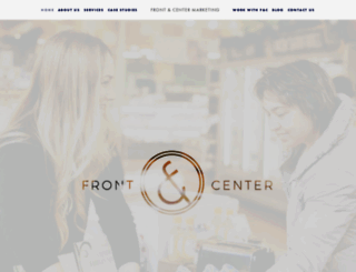 front-centermarketing.com screenshot