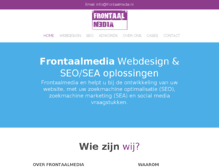 frontaalmedia.nl screenshot