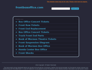 frontboxoffice.com screenshot