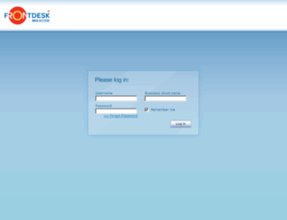 frontdeskweb.eviivo.com screenshot
