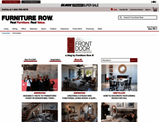 frontdoor.furniturerow.com screenshot