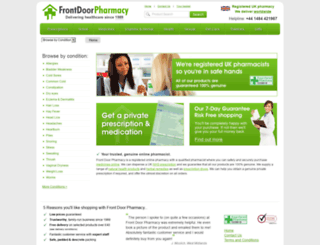 frontdoorpharmacy.co.uk screenshot