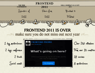 frontend2011.com screenshot