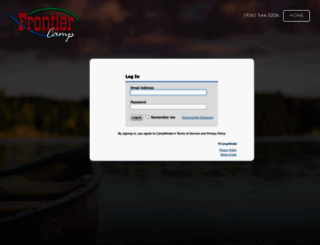 frontier.campintouch.com screenshot