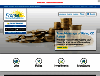 frontierccu.org screenshot