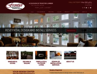 frontierdesigncenter.com screenshot