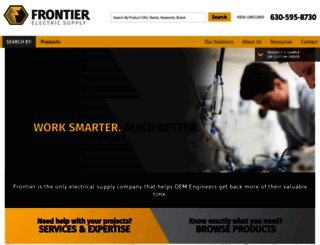 frontierelectric.com screenshot