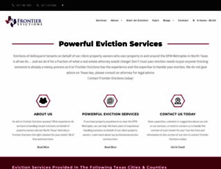 frontierevictions.com screenshot