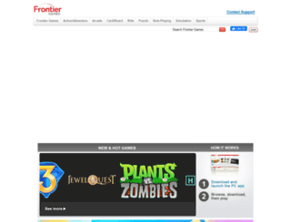 frontiergames.com screenshot