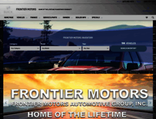 frontiermotors.net screenshot