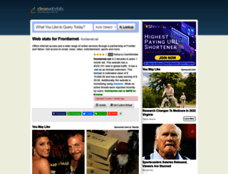 frontiernet.net.clearwebstats.com screenshot