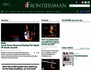 frontiersman.com screenshot