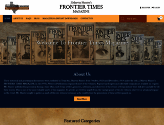 frontiertimesmagazine.com screenshot
