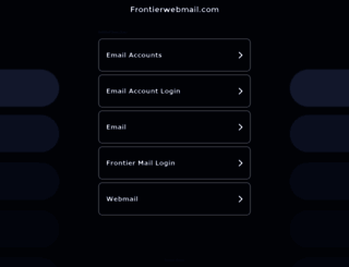 frontierwebmail.com screenshot