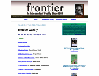 frontierweekly.com screenshot