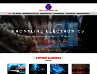 frontline-electronics.com screenshot