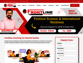 frontlinecoachingcentre.com screenshot