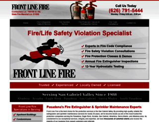 frontlinefire.net screenshot