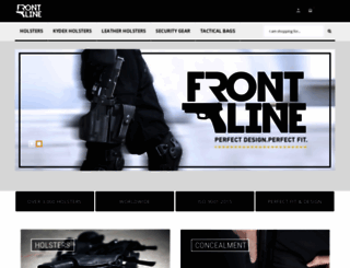 frontlineholsters.com screenshot