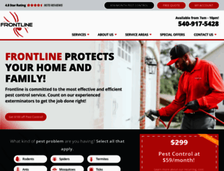 frontlinepest.com screenshot
