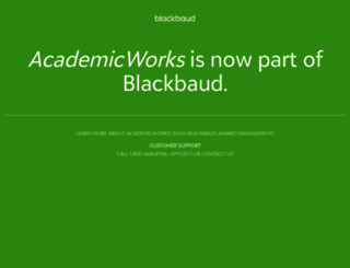 frontrange.academicworks.com screenshot