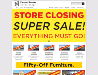 frontroomfurnishings.com screenshot