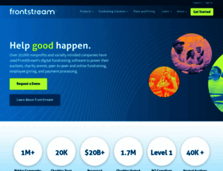 frontstream.com screenshot