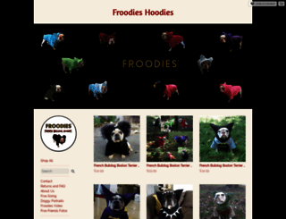 froodieshoodies.storenvy.com screenshot