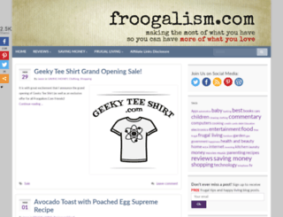 froogalism.com screenshot