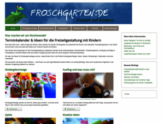 froschgarten.de screenshot